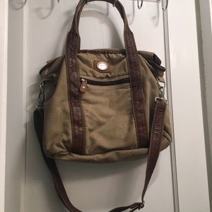 Urban Edge Satchel Purse - Olive Green